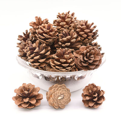 【cw】10pcs Artificial Flowers Pineapple Grass Artificial Pine Nuts Cones for Wedding Christmas Tree Wreath DIY Scrapbooking Decor
