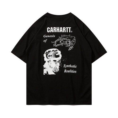 lemon-carhartt-carhart-เสื้อยืดแขนสั้น-ทรงหลวม-สไตล์สตรีท-อเมริกัน-เรียบง่าย-แฟชั่นคู่รัก-สําหรับผู้ชาย-และผู้หญิง