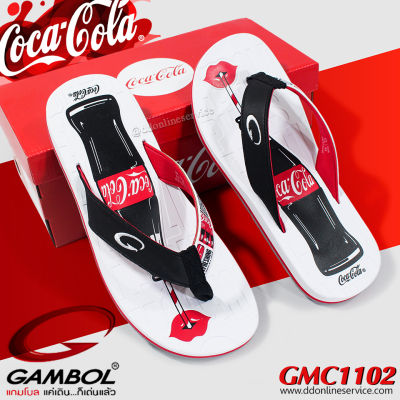 GAMBOL  รองเท้าแตะผู้ชาย รองเท้าแตะหูหนีบ รองเท้าแฟชั่น รองเท้าแตะลายโค้ก รองเท้าลำลองผู้ชาย รุ่น GCW11002/GCM11002 ( ไซส์ 36-44)