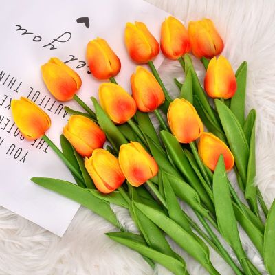 [AYIQ Flower Shop] 10ชิ้นดอกไม้ประดิษฐ์สวนดอกทิวลิปสัมผัสจริงดอกไม้ดอกทิวลิปช่อตกแต่ง M Ariage สำหรับบ้านตกแต่งงานแต่งงานดอกไม้ปลอม