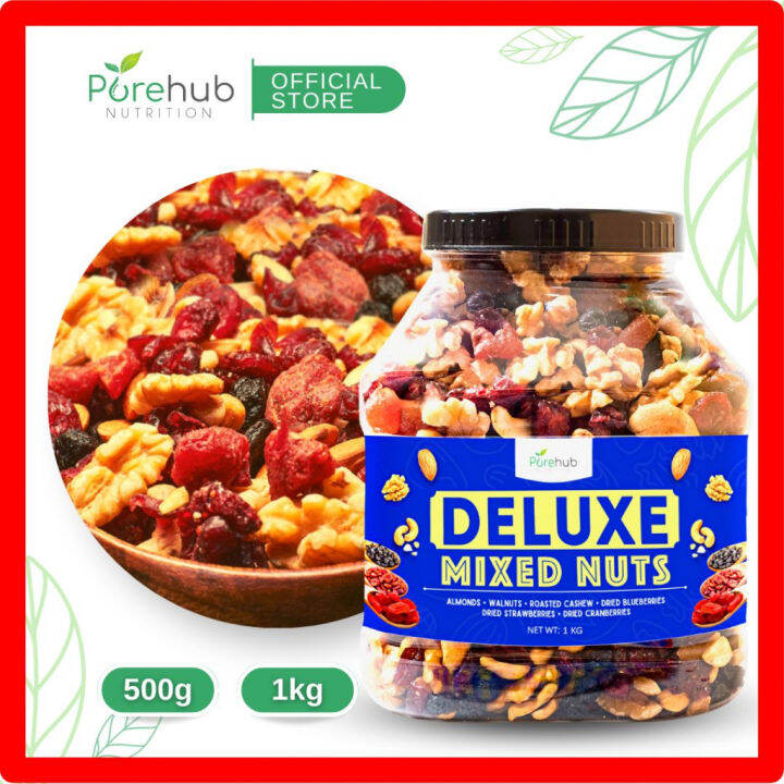 Purehub Deluxe Mixed Nuts in a Jar Lazada PH