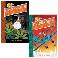 เพนกวินนักสืบ2หนังสือ Mr เพนกวินเด็กเอกสารหนังสือนิทานภาพประกอบหนังสือเด็กหนังสือเด็กผจญภัยผจญภัยผจญภัย6 ~ 8ปีภาษาอังกฤษรุ่นแรก