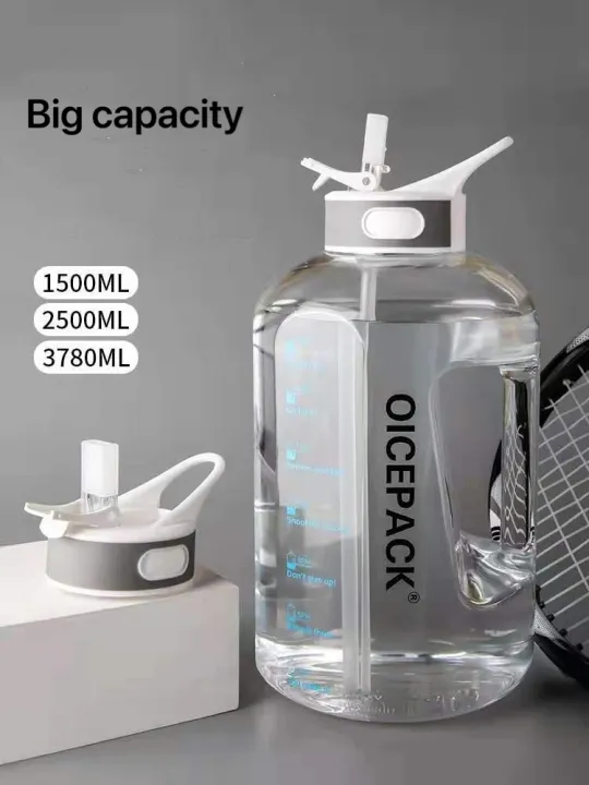 Large Capacity Water Bottle Sports Fitness Large Ton Bucket Space Cup