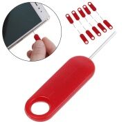 CW 10pcs Practical New SIM Card Tray Removal Eject Pin Steel Needle For