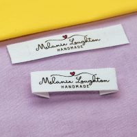 Custom Sewing labels / Brand labels  Custom Clothing Tags  Cotton Ribbon label   Handmade label (FR003) Labels