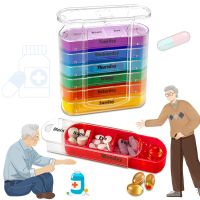 Weekly Pill Organizer 28 Compartment Portable Color Pill Box Four Times A Day Medication Reminder Travel Medicine таблетница Hot Medicine  First Aid S