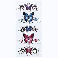 【YF】 Fashion Sexy Beautiful Watercolor Butterfly Waist Waterproof Colorful Temporary Tattoo Sticker New 2018