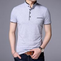 【CC】☒✴  Fashion Mens Polo Shirts Collar Short Sleeve Shirt Brand Mens Clothing