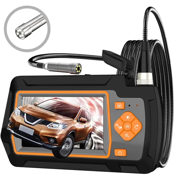 LIMINK 5.0MP ส่องกล้อง,1080P Auto Focus HD Borescope, 4.3 ''หน้าจอแข็ง