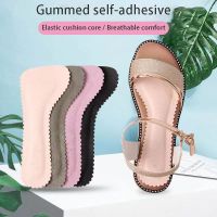 2pcs Leather Sandal Insoles for Women High Heel Sweat-absorbing Deodorant Shoes Sole Stickers Seven-point Half Pads Soft Bottom Shoes Accessories