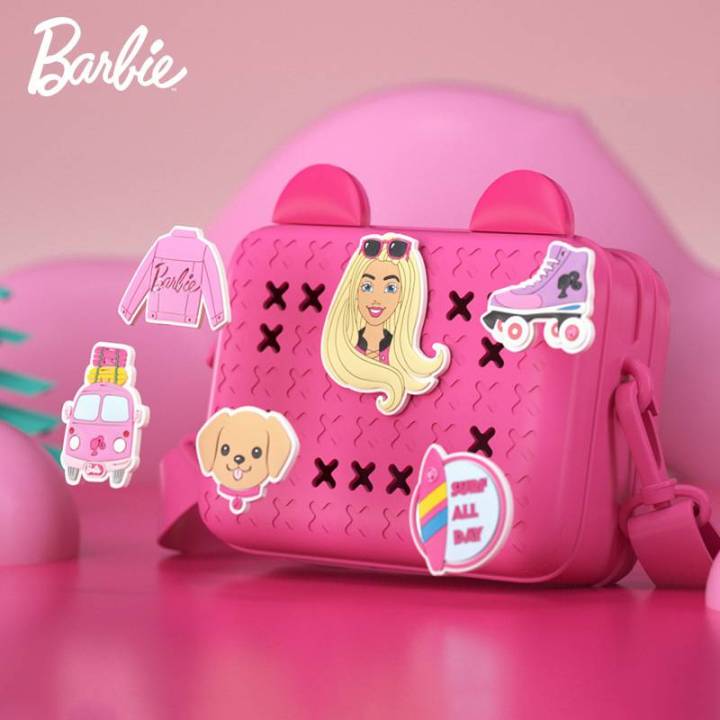 barbie-cartoon-cute-crossbody-bag-children-breathable-shoulder-bag-kindergarten-cartoon-birthday-gift