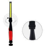 、‘】【； 1 Set USB Rechargeable Flashlight Collapsible COB Working Light Camping Lamp Car Service Light