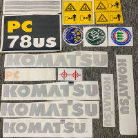 สติกเกอร์รถขุด Komatsu PC55US PC78US PC88US PC128US,สติกเกอร์เครื่องเจาะทั้งเครื่องสติกเกอร์ตกแต่งภายนอก