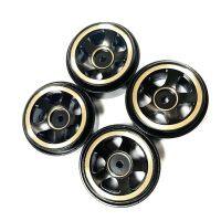 4PCS Brass Beadlock Wheel Rim Hub Counterweight for 1/18 Scale FMS Toyota Fj Cruiser Land Cruiser RC Car Upgrade Parts