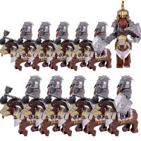 Dwarf Goat Wild Boar Mount Medieval Knights Group lotr Castle Animals Figures Building Blocks Bricks Toys For Children gifts