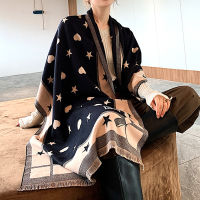 2021 Winter Scarf Lady Fashion Warm Shawl Female Cashmere Women Scarves Blanket Female Bandana Pashmina Thick Warm Foulard