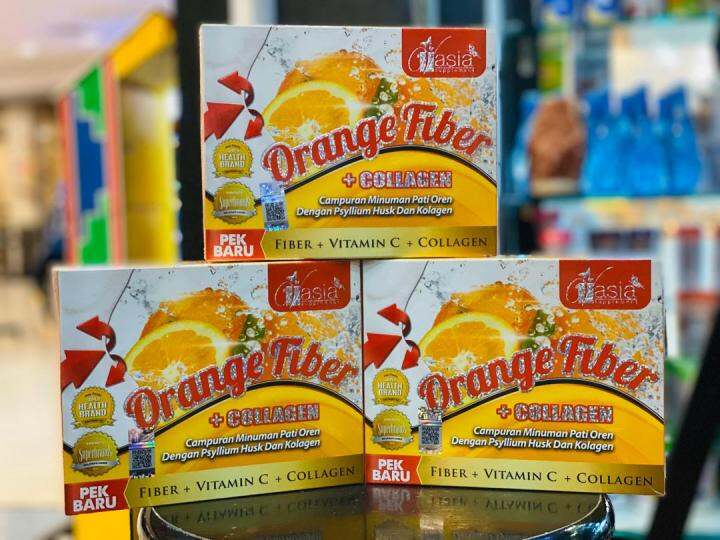 V'ASIA ORANGE FIBER + COLLAGEN Lazada