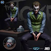 Figure ฟิกเกอร์ Hurricane Studio จาก DC Comics Batman The Dark Knight แบทแมน อัศวินรัตติกาล The Joker เดอะ โจ๊กเกอร์ ตัวตลก วายร้าย เจ้าชายแห่งอาชญากรรม งานปั้น Heath Ledger Resin Statue โมเดล การ์ตูน Complete Figure Model Cartoon Anime Hobby Manga Gift