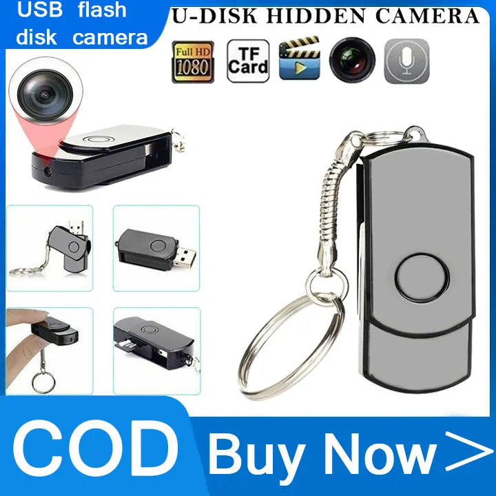 Hidden Camera Original U-Disk with USB Microphone DV DVR Wireless Wifi S-py Camera Home image