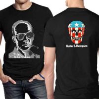 มีสินค้า เสื้อยืด พิมพ์ลาย Hunter S Thompson 2 ด้าน สําหรับผู้ชาย และผู้หญิง