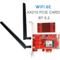 6E ไวไฟ PCI-E การ์ดเน็ตเวิร์ก AX210 2973Mbps 5G 2.4G 802.11AX /Ac BT5.2ไร้สาย PCI อะแดปเตอร์แบบเร็วเป็นพิเศษ