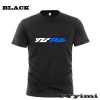 For Yamaha YZFR6 YZF-R6 T Shirt Men New LOGO T-shirt 100 Cotton Summer Short Sleeve Round Neck Tees Male