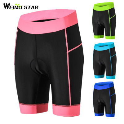 Weimostar New Women Cycling Shorts Coolmax 3D Padded Shockproof Bicycle Shorts mtb Road Bike Shorts bermuda Ropa Ciclismo