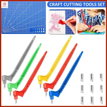 Craft Cutting Tools Kit 360 Degree Rotating Gyro Cutting Art Cutting Tools  with Cutting Pen 15/30/45 Degree Blades Cutting Mat - AliExpress