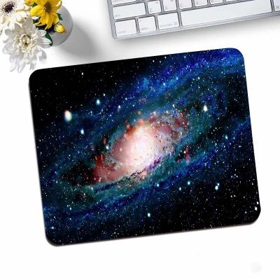 ♧♚☼ Galaxy Small Gaming Mouse Pad Deskmat Rubber Mat non-slip Anime Mousepad Pc Accessories Desk Protector Kawaii Cute Keyboard Pads