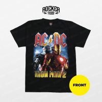 Ready Stock [1074] เสื้อยืด ACDC - Ironman 2-BLACK Baju band legen ROCK