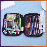 【ส่งจากไทย】22pcs Yarn Crochet Needles Set Art Craft Yarn Weave Set Handmade Portable Practical Stainless Steel Durable Knitted Craft Kit