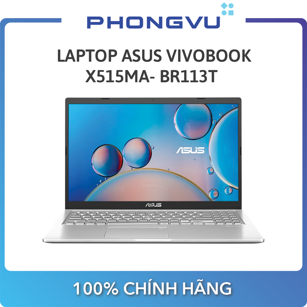 Laptop Asus Vivobook X515MA( 15.6 inch HD/Intel Pentium Silver N5030/4GB/256GB SSD/Win10 Home)