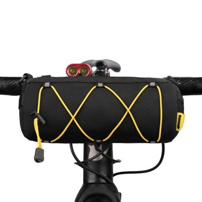 ☋ Rhinowalk Bike Front Tube Bag Waterproof Bicycle Handlebar Basket Pack Cycling Front Frame Pannier Bicycle Accessories
