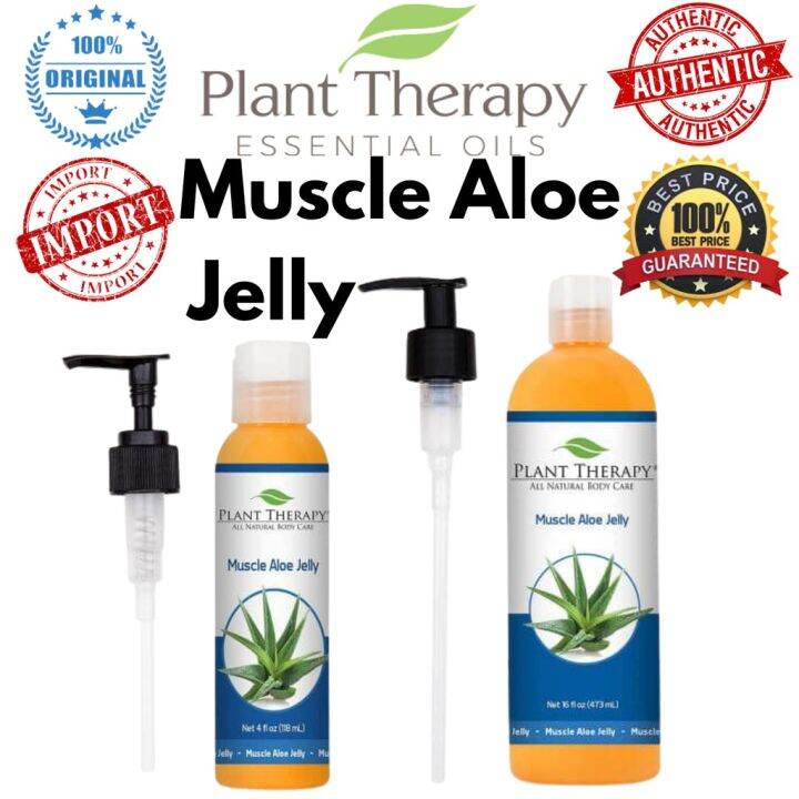 Plant Therapy Muscle Aloe Jelly 4oz(118ml) 16oz (473ml) ⭐️100