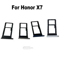 สำหรับ Huawei Honor X7ซิมการ์ดที่ใส่ถาดสล็อต Adapter Micro SD ชิ้นส่วนซ่อมแซม LKT37122อะไหล่ทดแทน