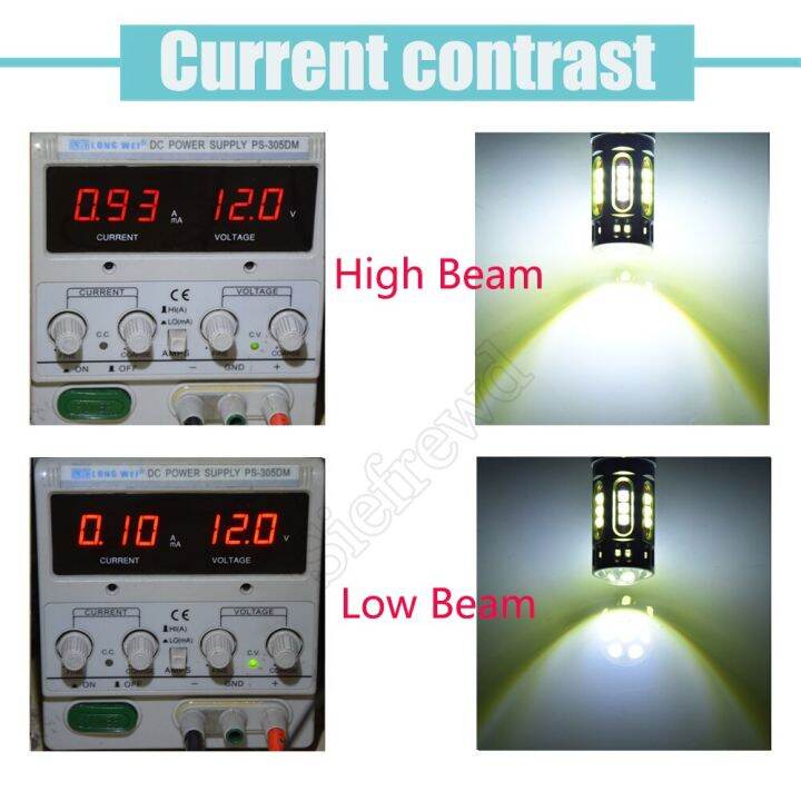 hs5ไฟหน้า-led-1ชิ้นไฟมอเตอร์ไซด์ลำแสงสูง-ต่ำสำหรับไฟหน้ารถฮอนด้าตะกั่ว110-2008-2012-nhx110-6000k-12v-24v