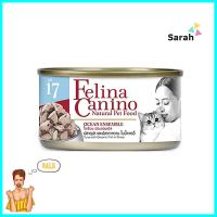 อาหารเปียกแมว FELINA CANINO CAT 17 OCEAN ENSEMB 70 ก.WET CAT FOOD FELINA CANINO CAT 17 OCEAN ENSEMB 70G **หมดแล้วหมดเลย**