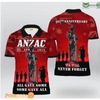 Anzac Day 25th April 107th Anniversary Polo Shirt 06