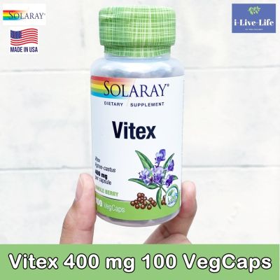 ไวเท็กซ์ Vitex 400 mg 100 VegCaps - Solaray