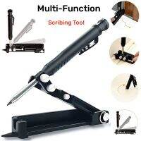 U40มัลติฟังก์ชั่ Scribing เครื่องมืออลูมิเนียม Scribe เครื่องมือ Deep Hole ดินสอ DIY งานไม้ Scribe Gauge Contour Measuring