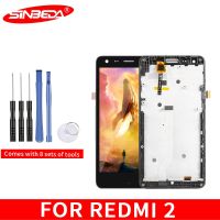 【▼Hot Sales▼】 jing0saf 4.7 "สำหรับจอแสดงผล Lcd แบบสัมผัสหน้าจอ Xiaomi Redmi 2มีกรอบสำหรับ Mi Redmi 2หน้าจอ Lcd Digitizer โทรศัพท์มือถือ