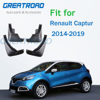 4pcs Car Mud Flaps Splash Guards For Renault Captur 2014 2015 2016 2017 2018 2019 Fender Flares Mudguards Mudflaps