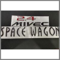 ป้าย โลโก้  SPACE WAGON. + 2.4 MIVEC  การันตีสิ้นค้าคุณภาพดีจากลูกค้า **ครบเครื่องเรืองประดับ**