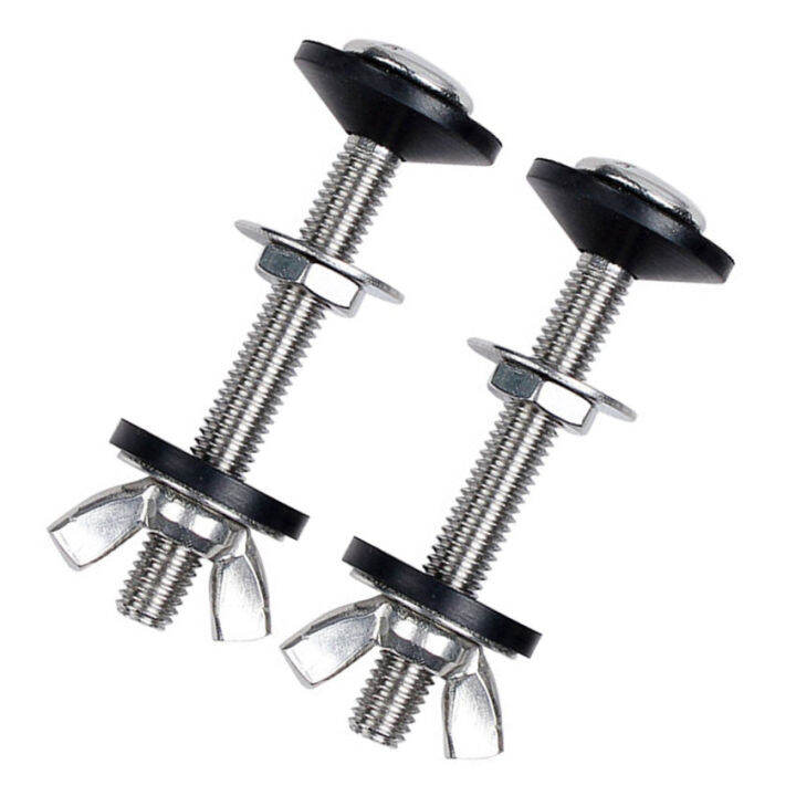 2 Pack Toilet Tank to Bowl Bolt Kits Cistern Bolts Kit,Stainless Steel