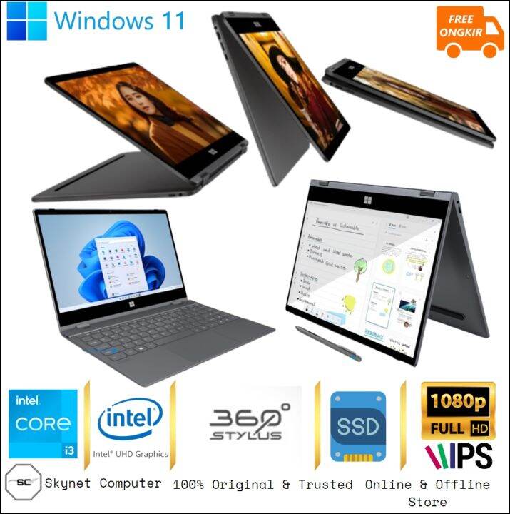 LAPTOP ADVAN FLIP 360 TOUCHSCREEN FHD IPS INTEL CORE I5 1035G7 RAM8GB