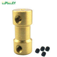 【❂Hot On Sale❂】 chuanso Lupulley ก้านดัดทองเหลืองคู่ต่อมอเตอร์ข้อต่อแข็ง20มม. สำหรับงานอดิเรกเครื่องมือสว่านปากกา2/2.3/3/3.175/4มม. ถึง2/3/3.175/4/5/6มม.