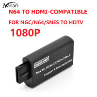 Game Console To Hdmi-compatible Converter With 3.5mm Hd Output Digital Video Audio Adapter Compatible For N64/snes/ngc