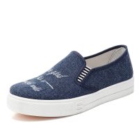 Korean Trendy Woman Sneakers Canvas Flat Shoes