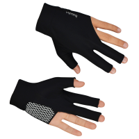 ถุงมือบิลเลียด 3 นิ้วแสดง Anti-Elastic Shooters Quick-Dry Breathable Glove สำหรับผู้ชายเกมบิลเลียด-Lianeur