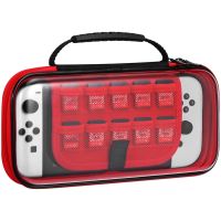 กระเป๋าเคสแบบพกพาพร้อมช่องใส่การ์ดเกม 10 ช่องสําหรับ Nintendo Switch Oled 2021 &amp; Switch